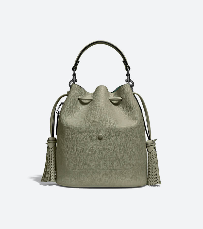 کوله پشتی چرم قهوه ای زنانه